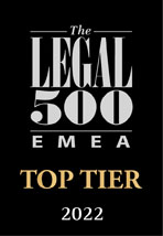 Legal 500 - Top tier Law firm Belgium